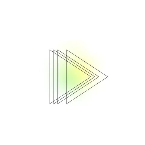 Chevrons line illustration with spot gradient