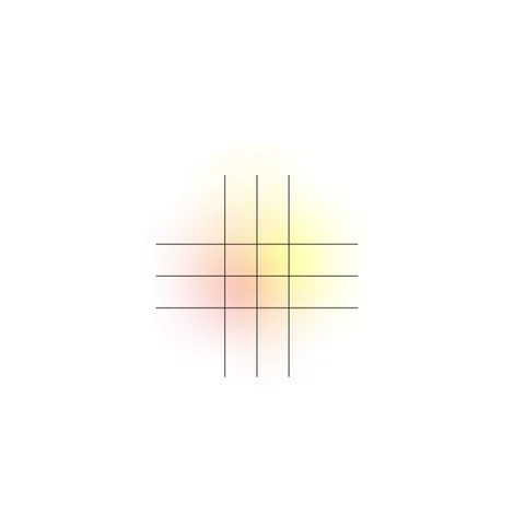 Grid line illustration with spot gradient